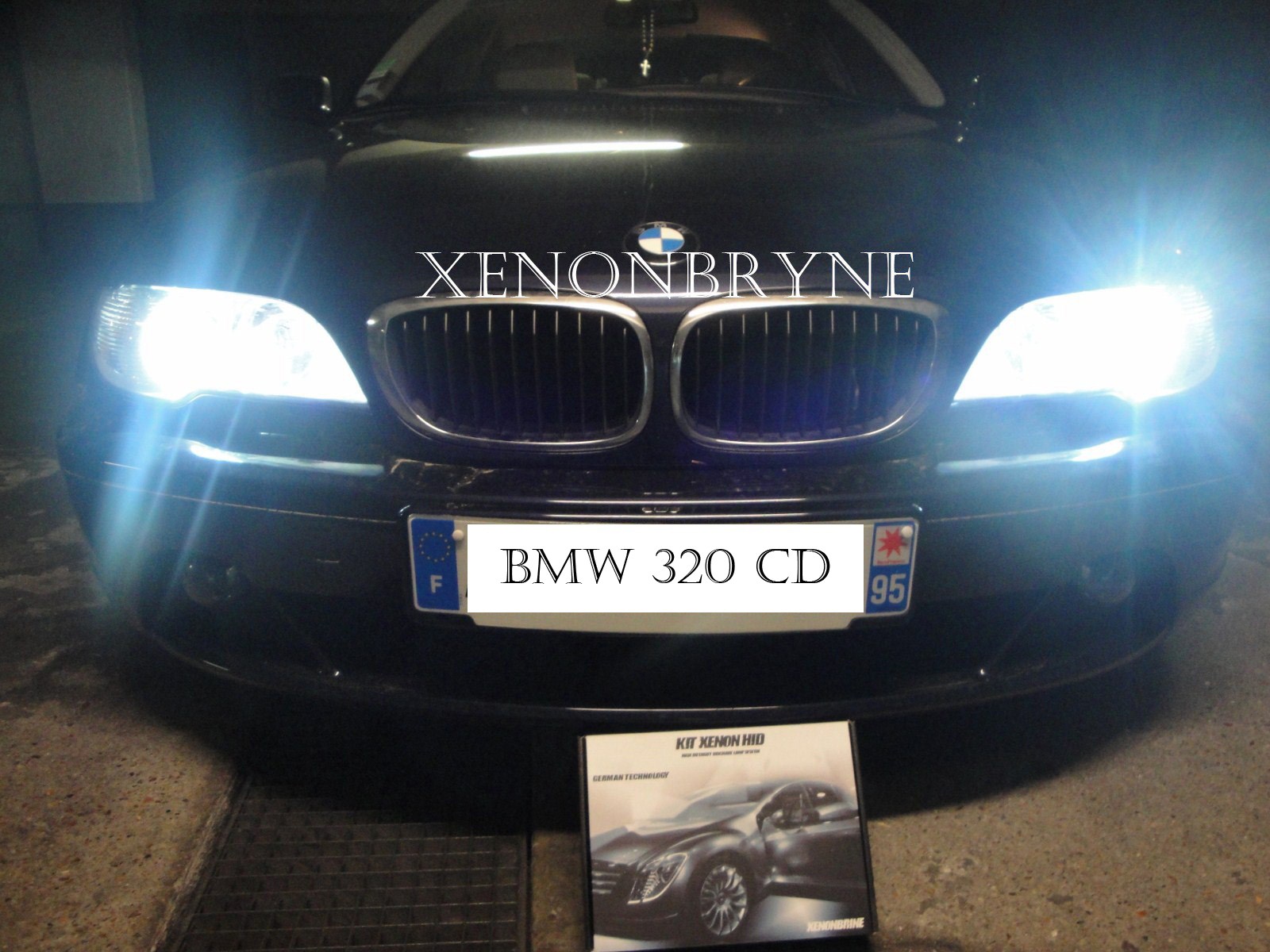 photo de réalisation de l'installation xenon sur BMW